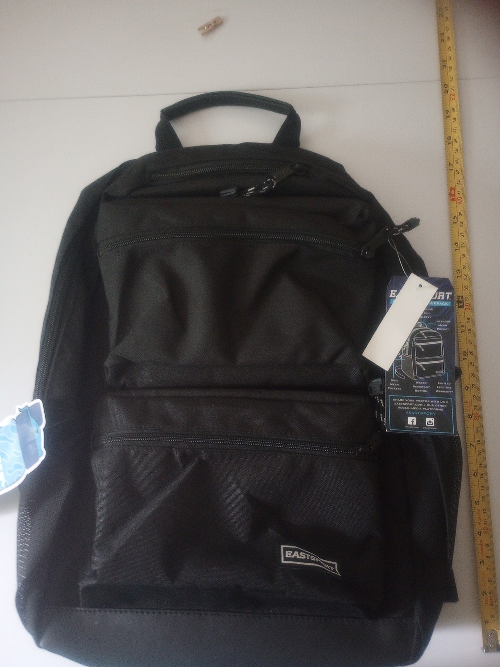 Eastsport Black Backpack - Organized Everyday Carry